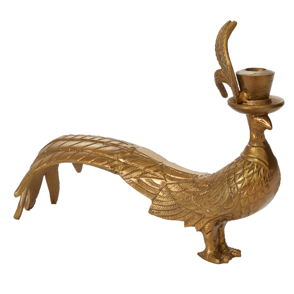 E+E Pheasant Candlestick Set of 2 By Accent Decor | Candle Holders | Modishstore - 2