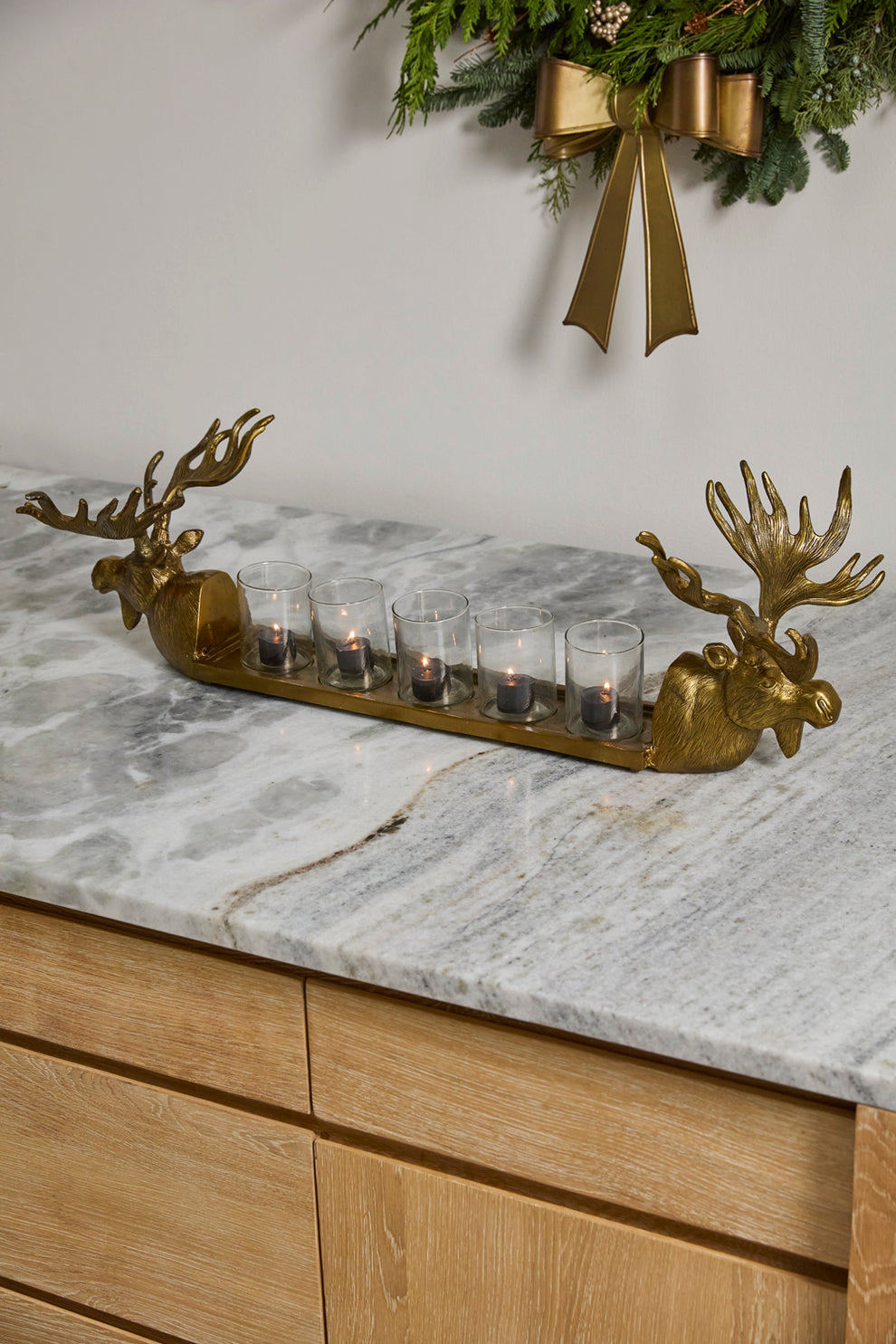 Moose Candleholder By Accent Decor | Candle Holders | Modishstore - 6
