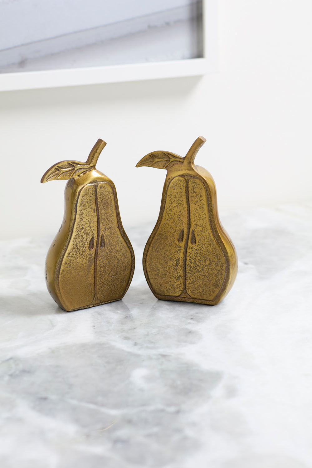 Golden Pear Bookend - Set of 2 By Accent Decor | Wall Decor | Modishstore - 6