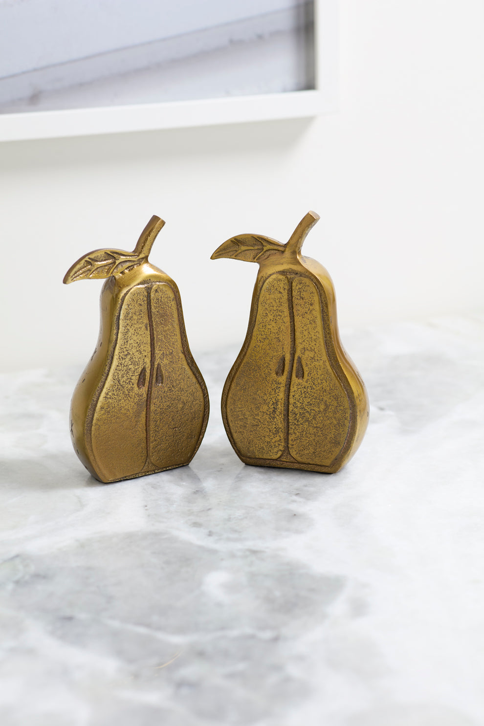 Golden Pear Bookend - Set of 2 By Accent Decor | Wall Decor | Modishstore - 6