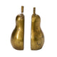 Golden Pear Bookend - Set of 2 By Accent Decor | Wall Decor | Modishstore - 2 - Golden Pear Bookend - Set of 2 By Accent Decor