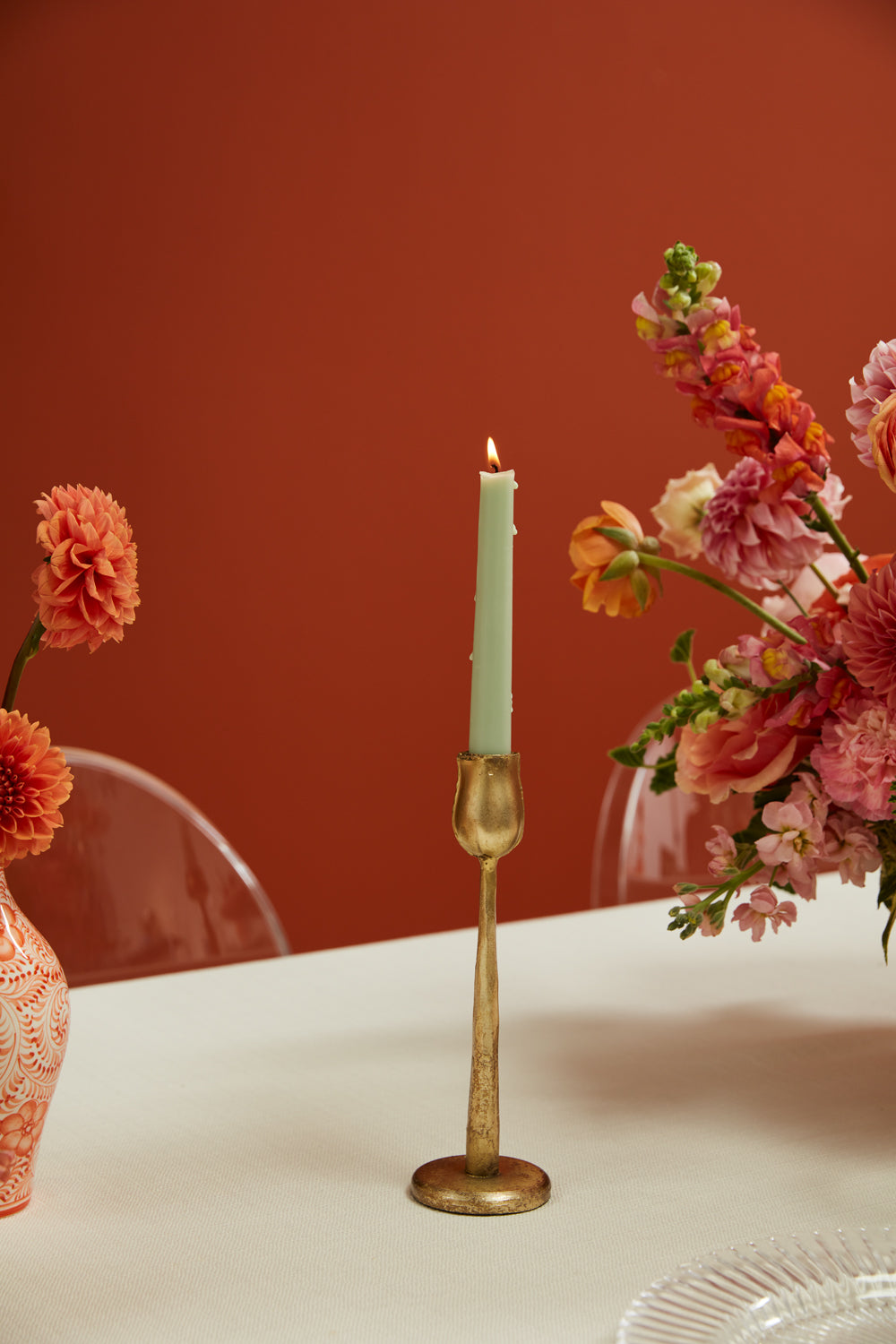 Auric Candlestick Set of 8 By Accent Decor | Candle Holders | Modishstore - 7