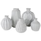 Cinc Vases, Ceramic - Set of 10 By HomArt | Vases | Modishstore - 1