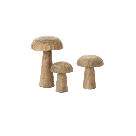 Porcini Mushroom - Set of 6 By Accent Decor | Planters, Troughs & Cachepots | Modishstore - 1