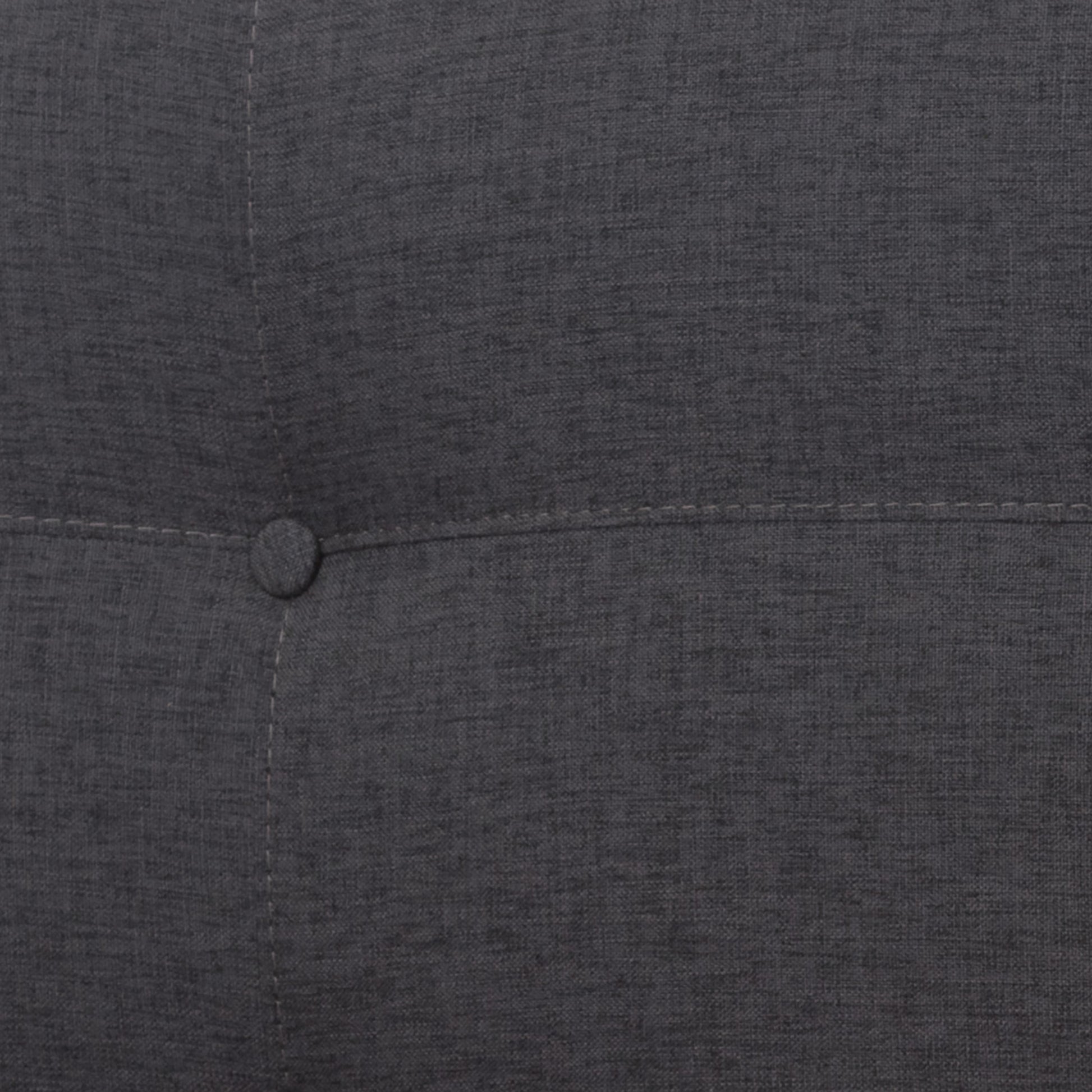 Baxton Studio Valencia Mid-Century Modern Dark Grey Fabric Upholstered Full Size 2-Piece Bedroom Set | Beds | Modishstore - 10