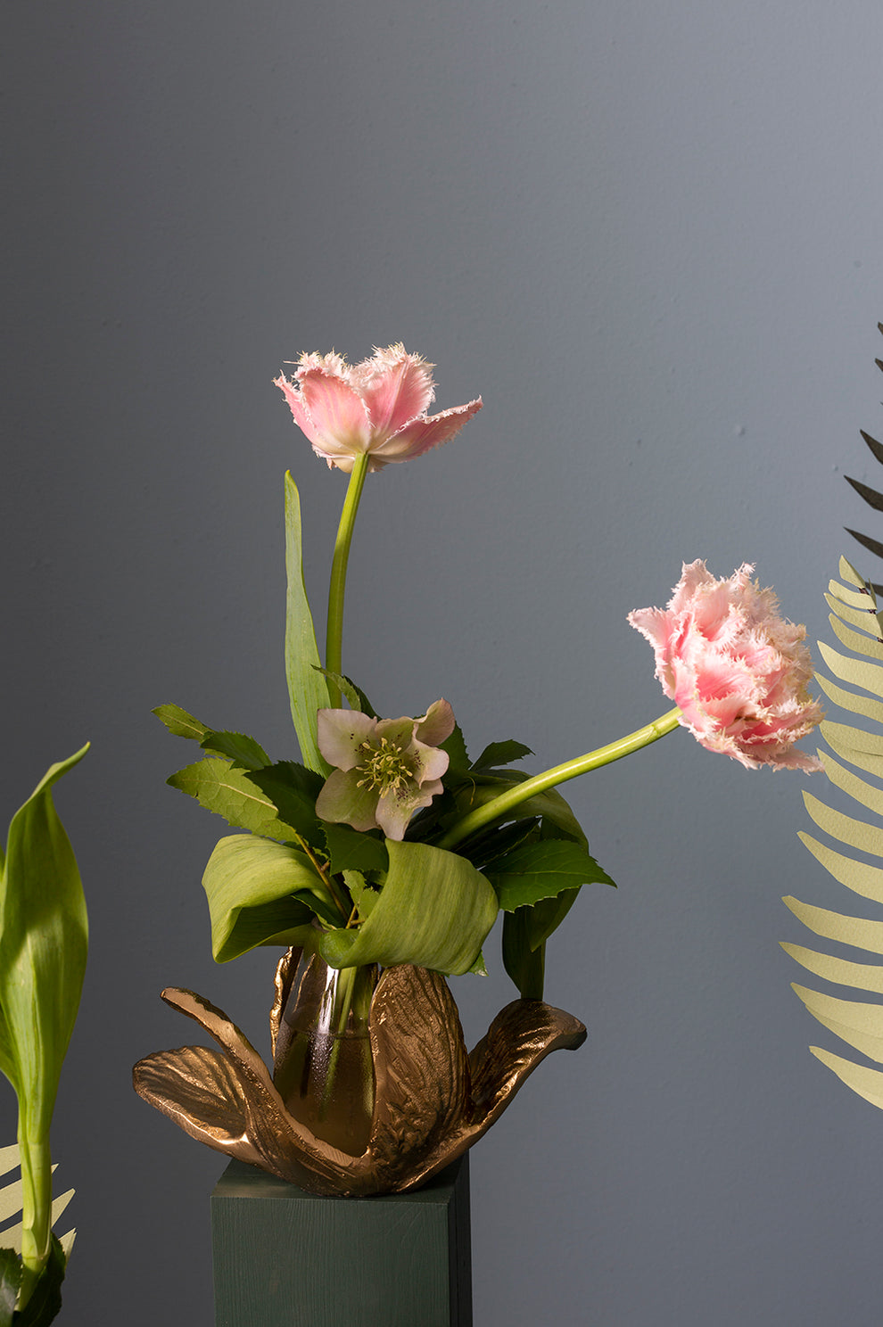 Budding Flower Sculpture Set of 2 By Accent Decor | Sculptures | Modishstore - 6
