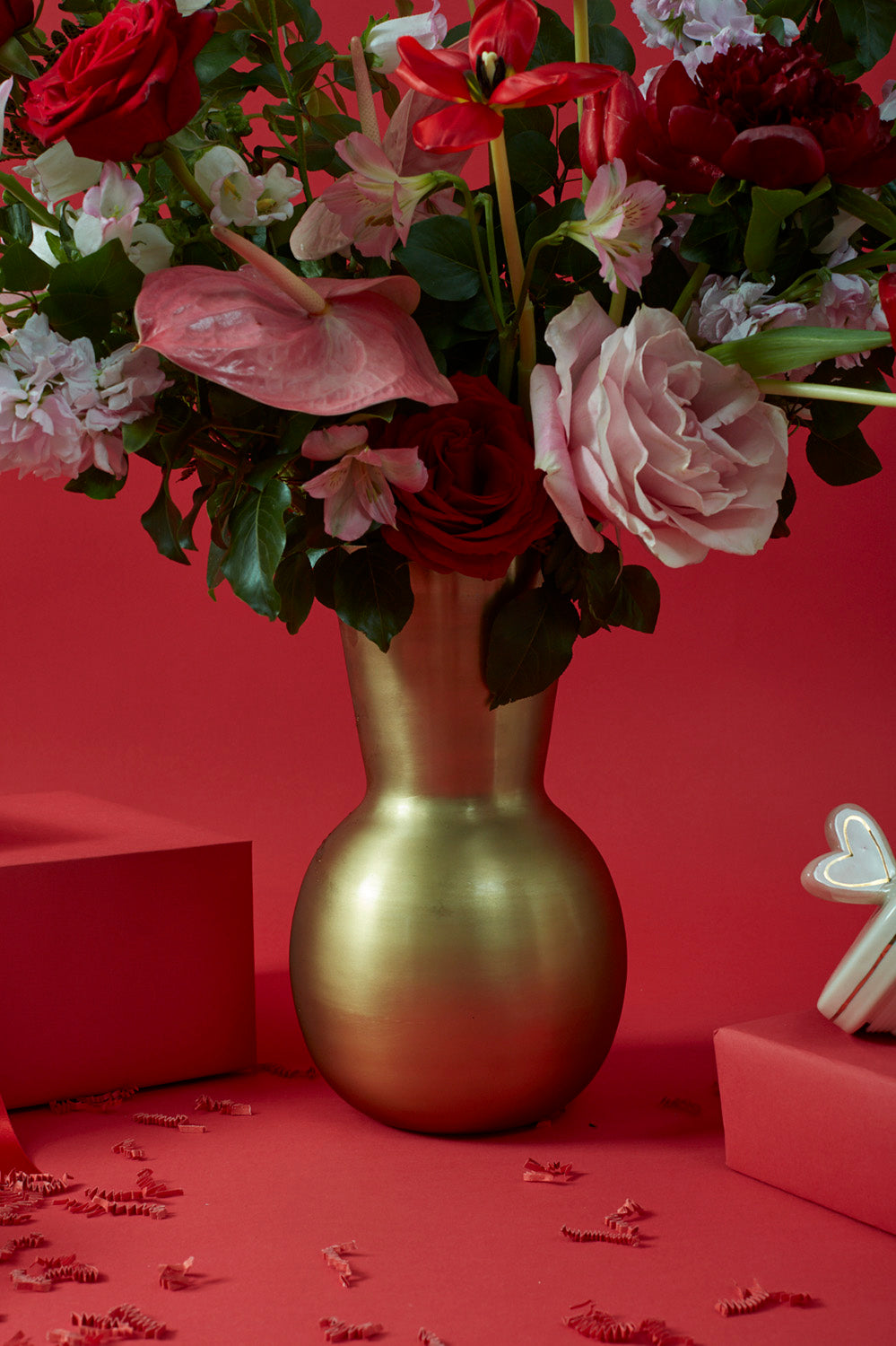 Golden Love Collection Set of 2 By Accent Decor | Planters, Troughs & Cachepots | Modishstore - 16