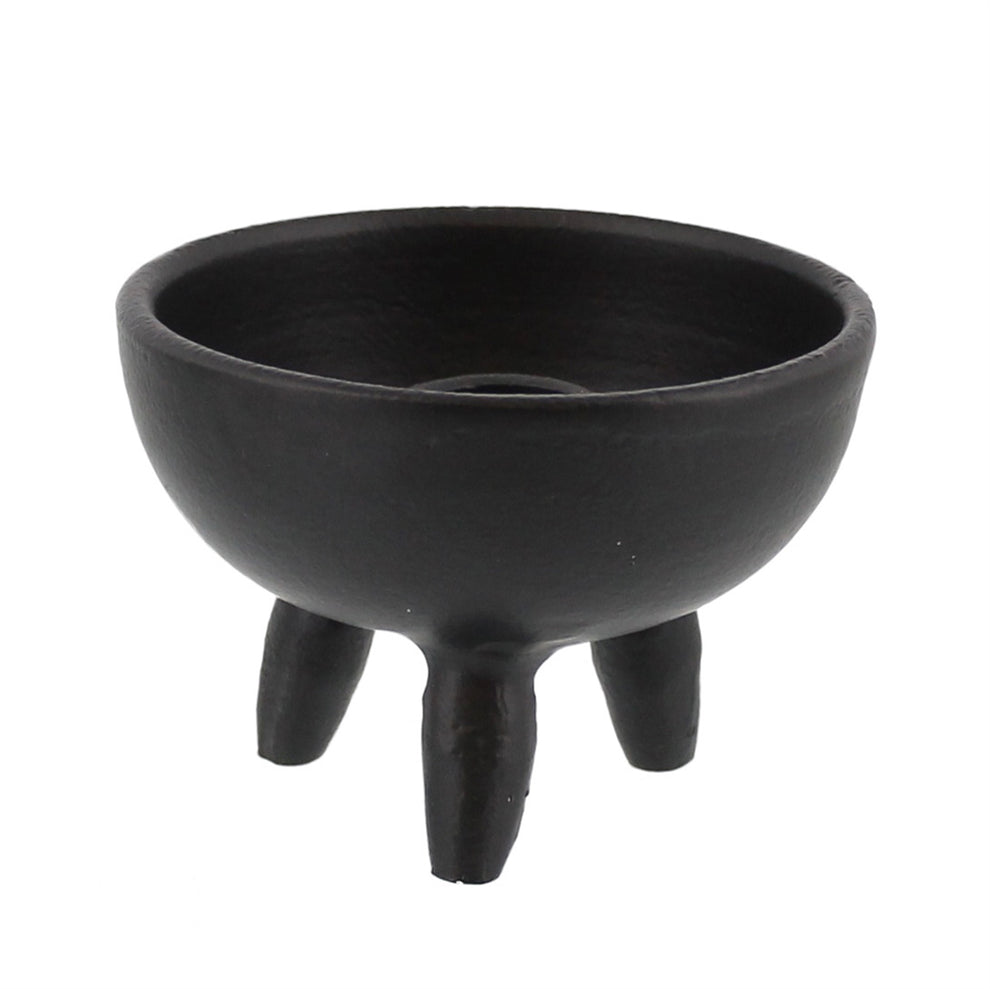 Naomi Taper / Incense Holder, Black - Matte Black Set Of 4 By HomArt | Candle Holders | Modishstore - 2