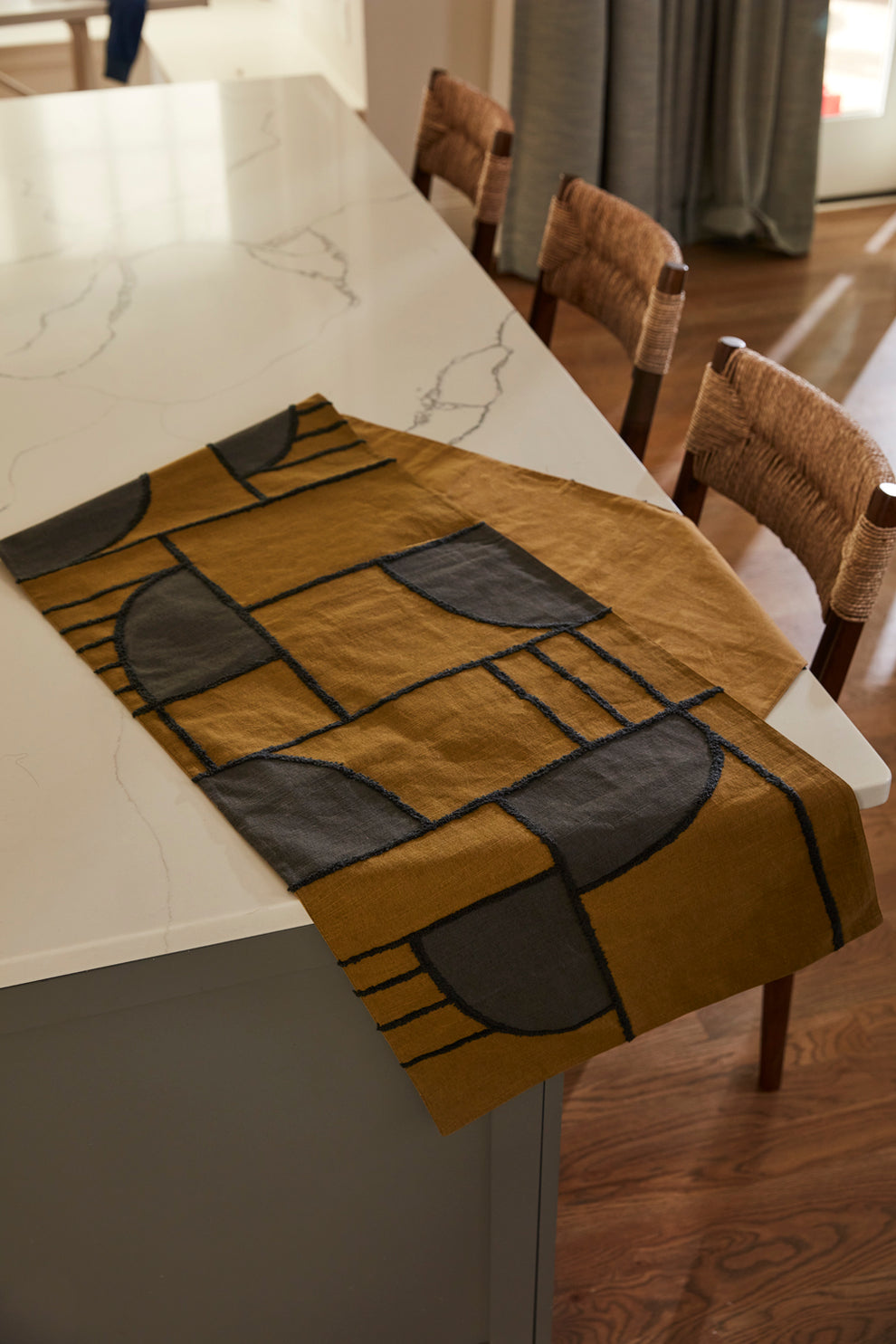 Kiruna Table Runner By Accent Decor | Planters, Troughs & Cachepots | Modishstore - 4