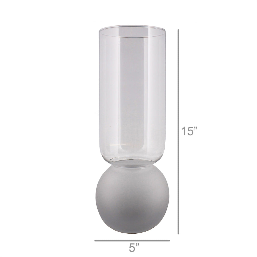Bulb Vase Extra Tall - Frost Set Of 4 By HomArt | Vases | Modishstore - 2