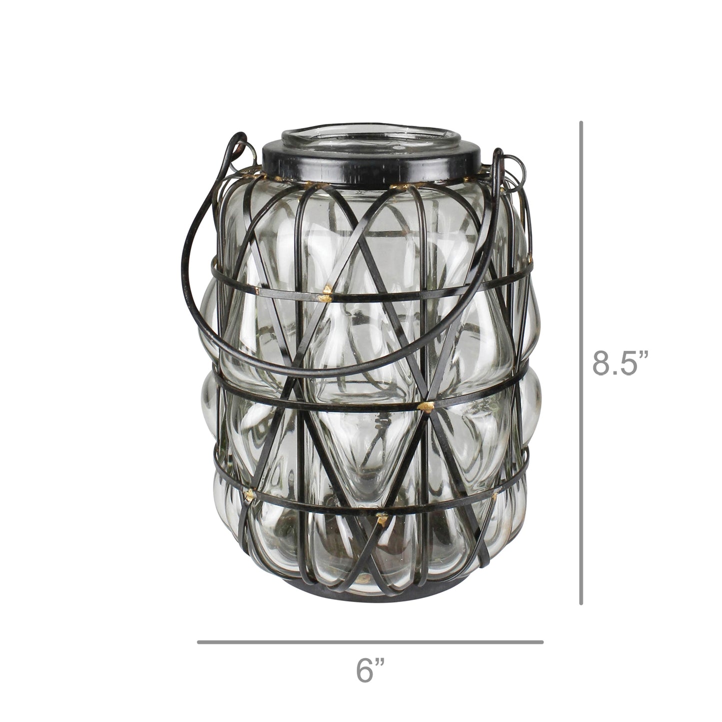 Atlantic Lantern, Glass - Small Set Of 4 By HomArt | Lanterns | Modishstore - 3