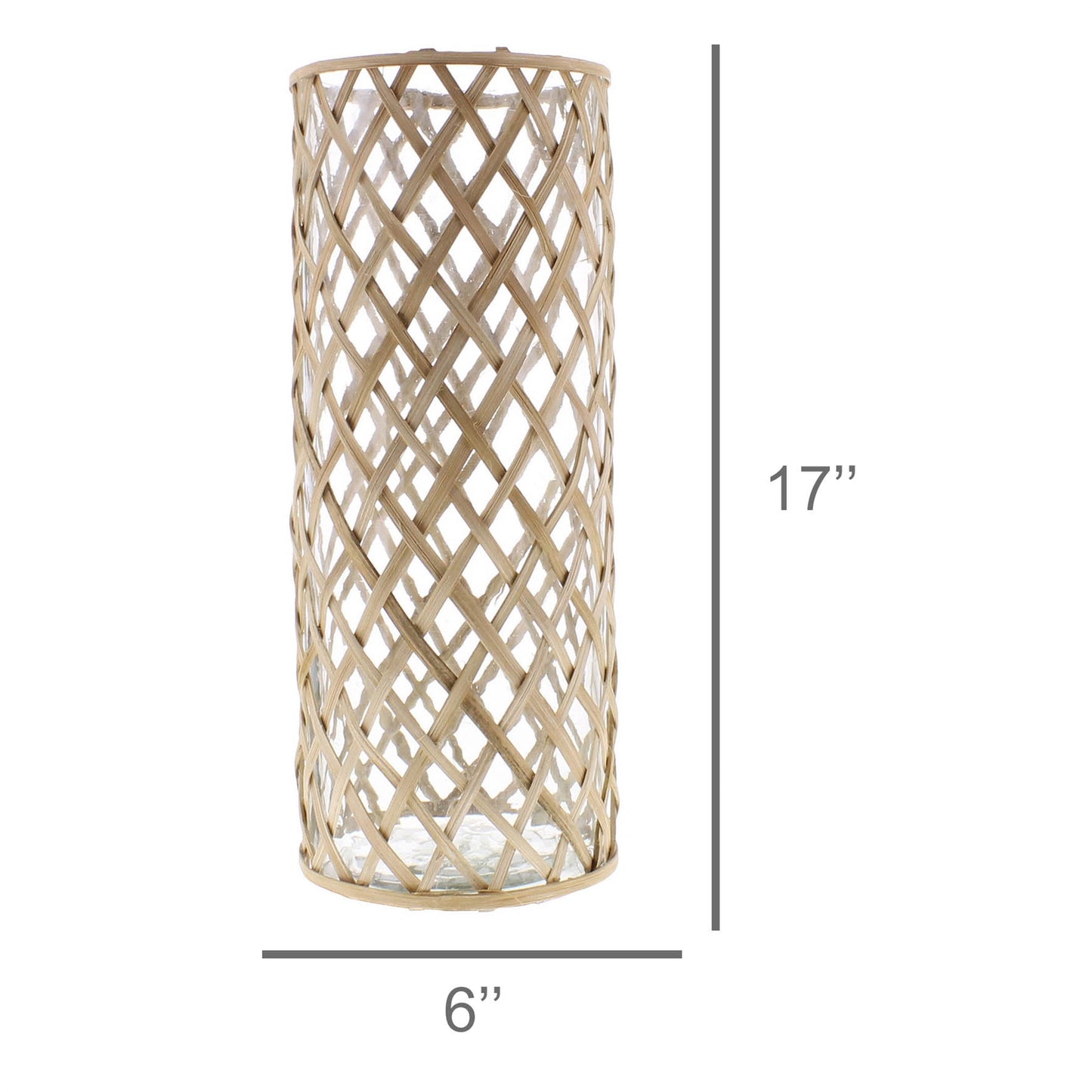 Cane Weave Vase - Grand Set Of 4 By HomArt | Vases | Modishstore - 3