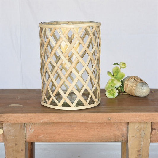 Cane Weave Vase - Large Set Of 4 By HomArt | Vases | Modishstore