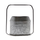 Napa Vase, Metal & Zinc - Oval, Small - Zinc Set Of 4 By HomArt | Vases | Modishstore - 2