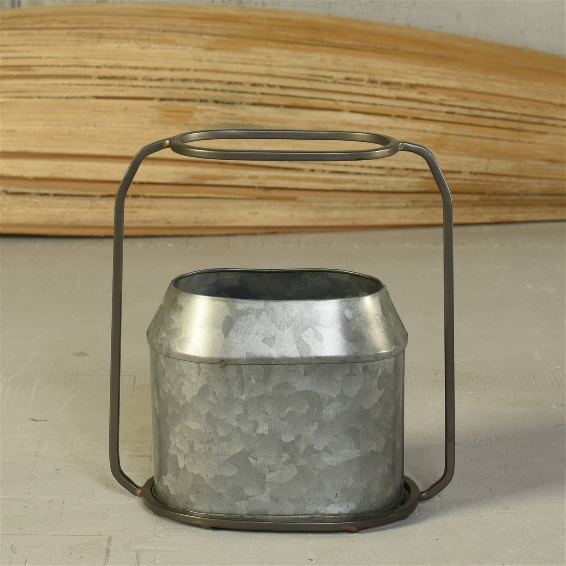 Napa Vase, Metal & Zinc - Oval, Small - Zinc Set Of 4 By HomArt | Vases | Modishstore