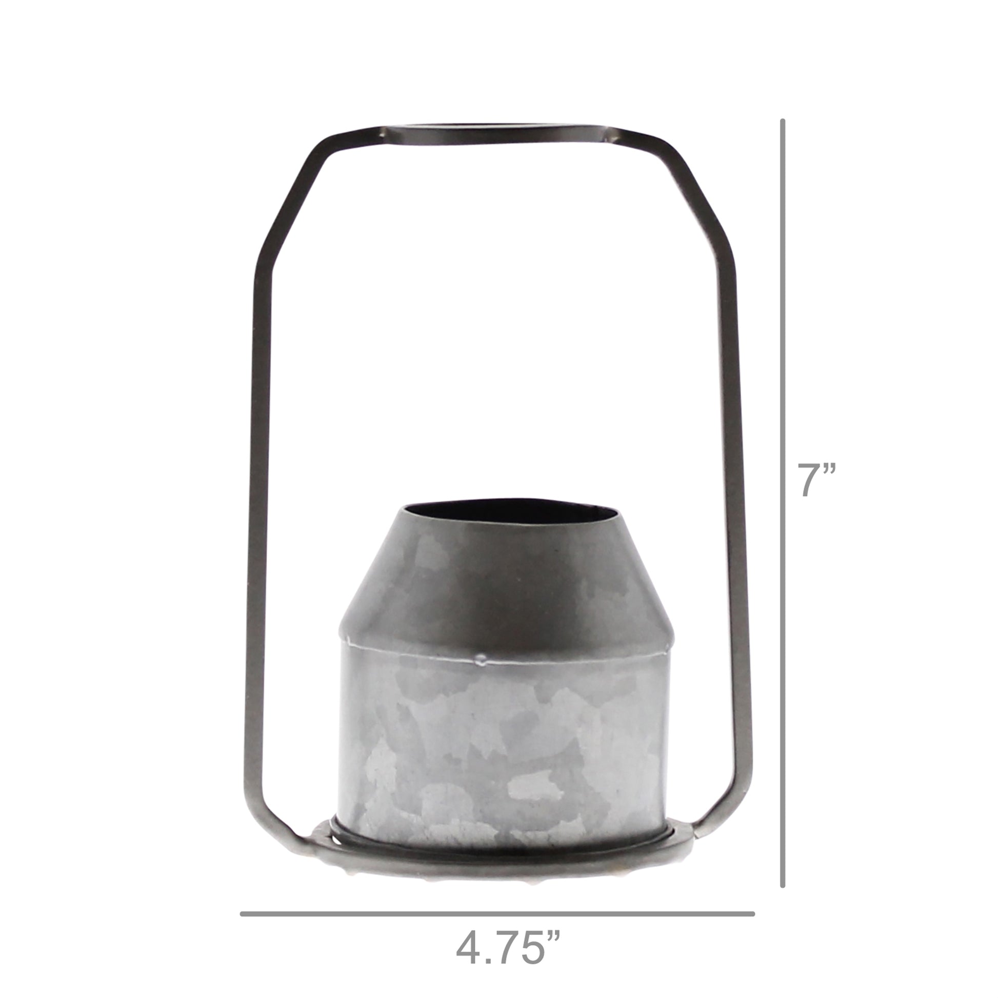 Napa Vase, Metal & Zinc - Round - Zinc Set Of 4 By HomArt | Vases | Modishstore - 3