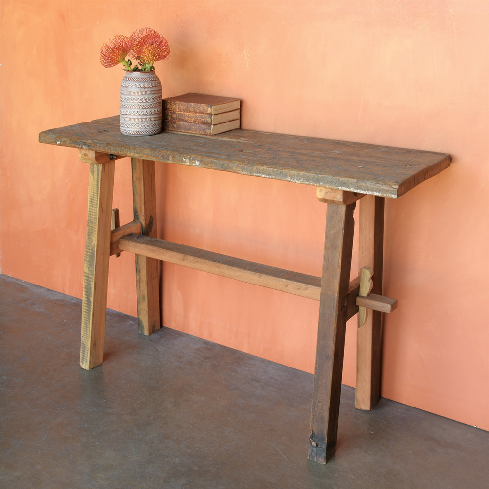 Arcadia Rustic Console Table By HomArt | Console Tables | Modishstore - 2