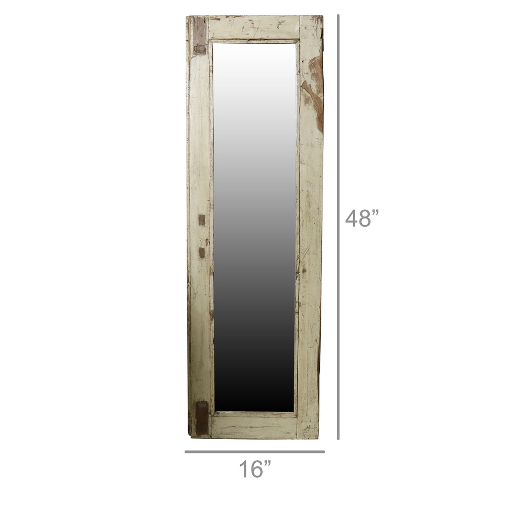 Salvaged Wood Shutter Mirror - Tall By HomArt | Mirrors | Modishstore - 4