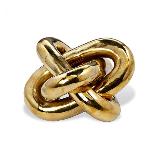 Wynn Knot Brass By Interlude Home | Sculptures | Modishstore