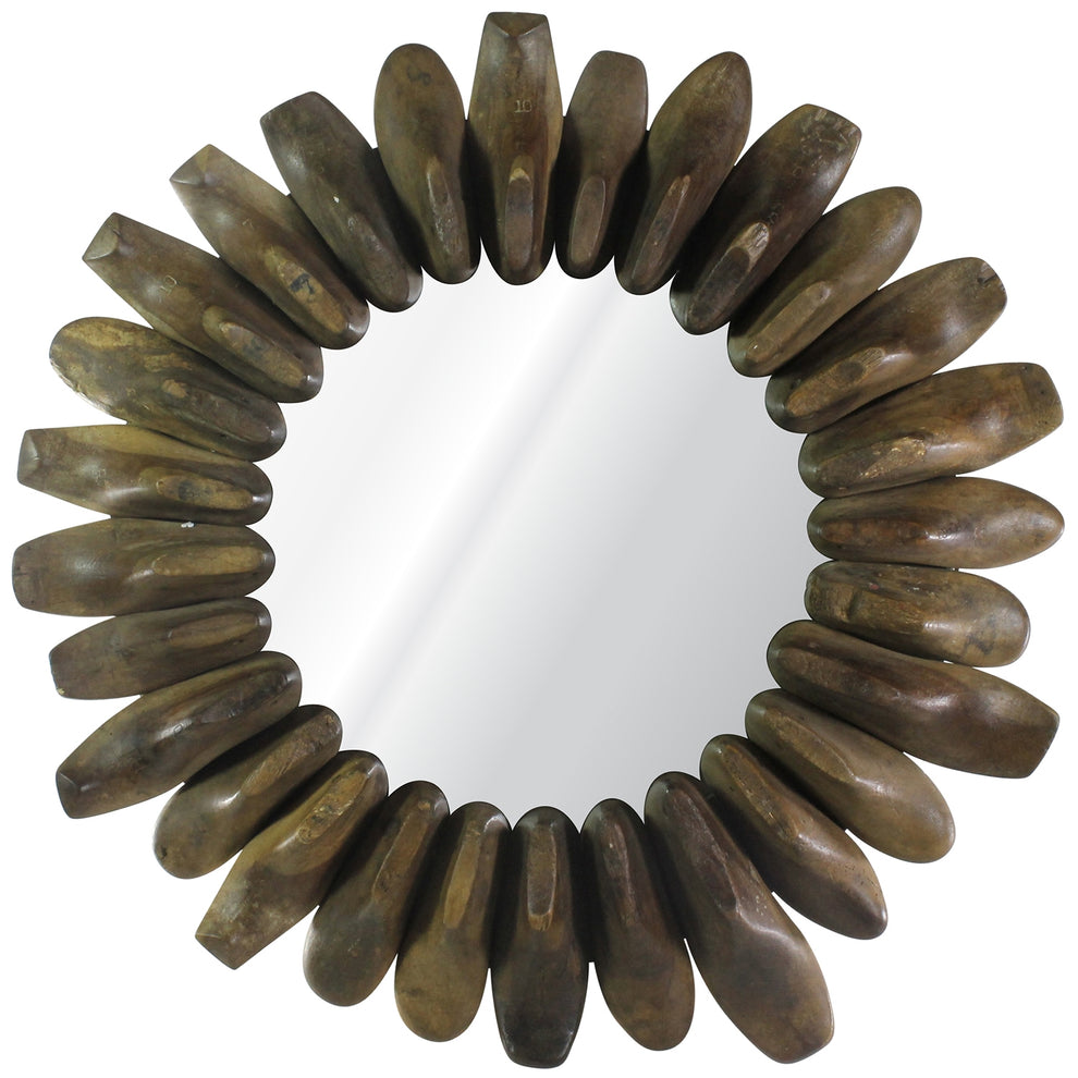 Cobbler Mirror - Round By HomArt | Mirrors | Modishstore - 5