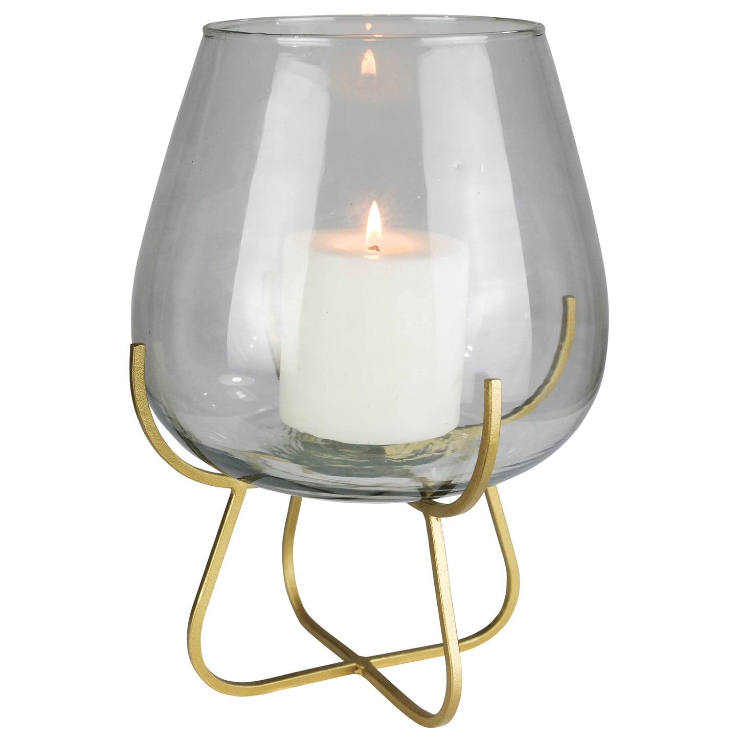 Vella Vase on Gold Stand Set Of 4 By HomArt | Vases | Modishstore