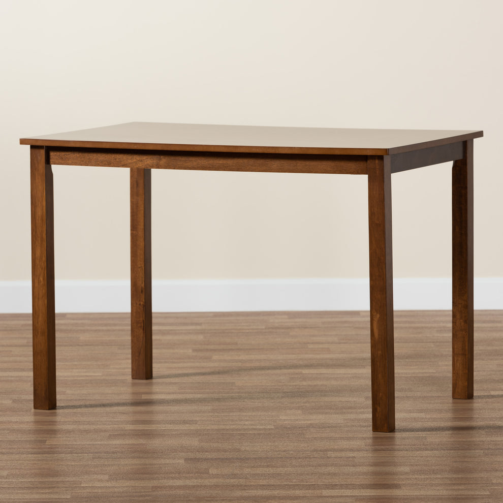 Baxton Studio Eveline Modern Espresso Brown Finished Wood 43-Inch Dining Table | Dining Tables | Modishstore - 16