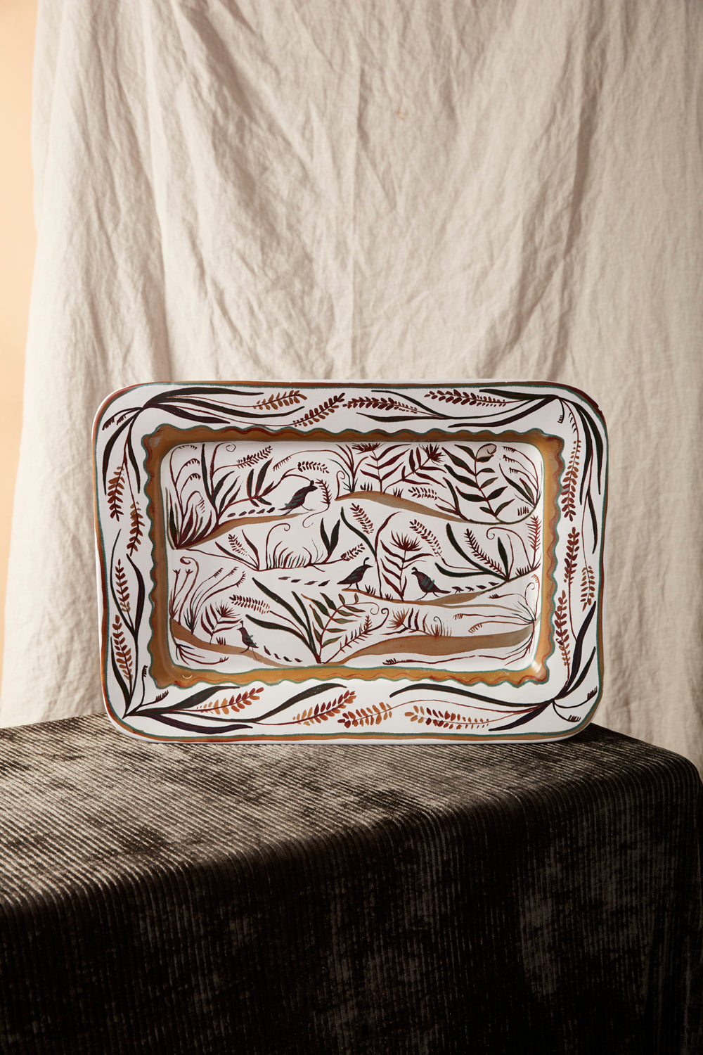Quail's Run Platter By Accent Decor | Decorative Trays & Dishes | Modishstore - 4
