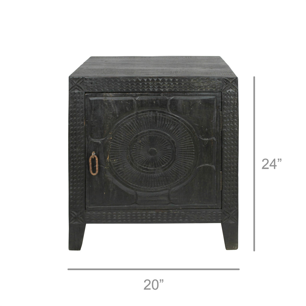 Bannock Bedside Table By HomArt | Side Tables | Modishstore - 4