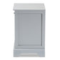 Baxton Studio Chase Modern Transitional Light Grey Finished 1-Drawer Wood End Table | Cabinets | Modishstore - 7