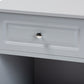 Baxton Studio Chase Modern Transitional Light Grey Finished 1-Drawer Wood End Table | Cabinets | Modishstore - 8