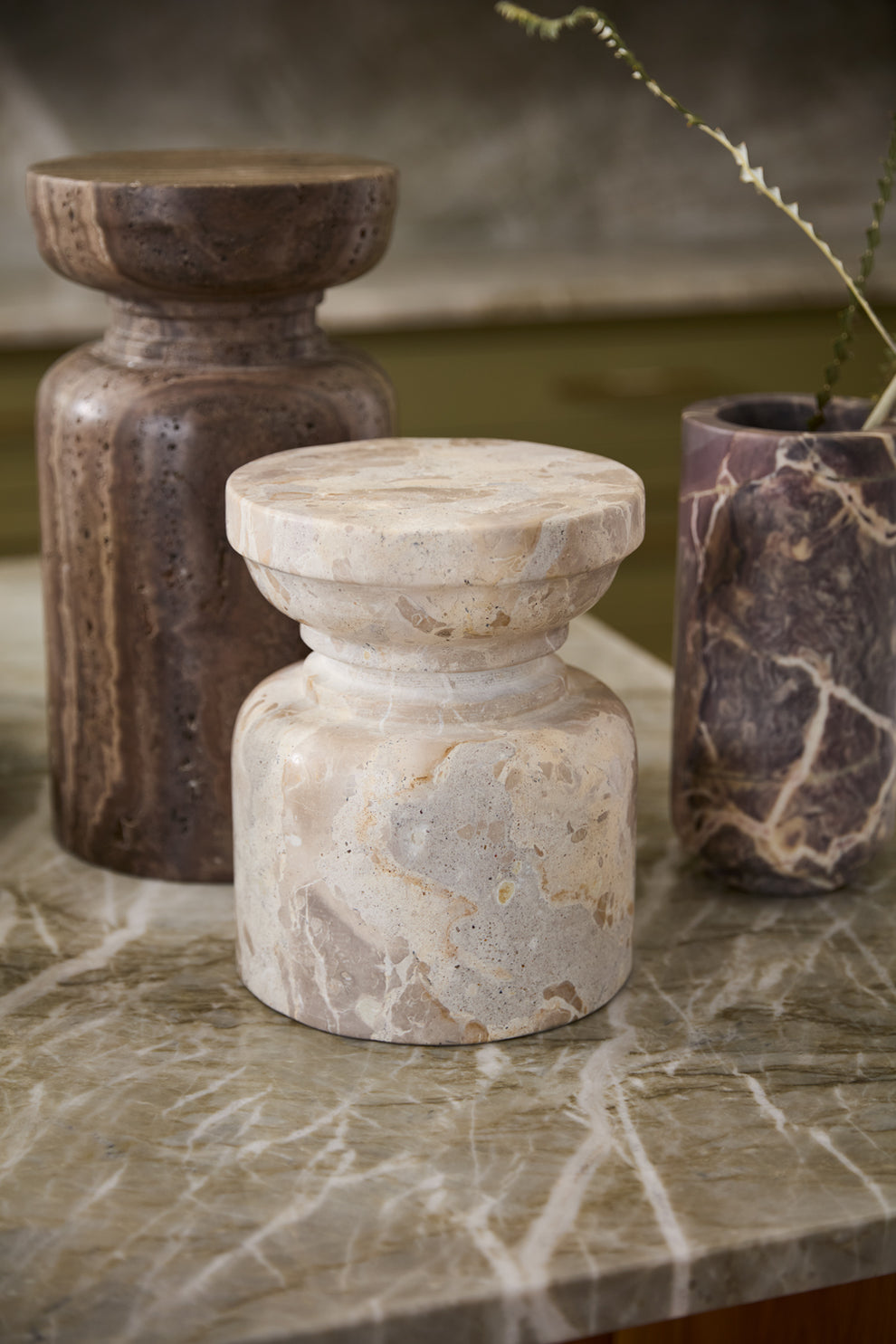 Stone Pedestal By Accent Decor | Planters, Troughs & Cachepots | Modishstore - 11
