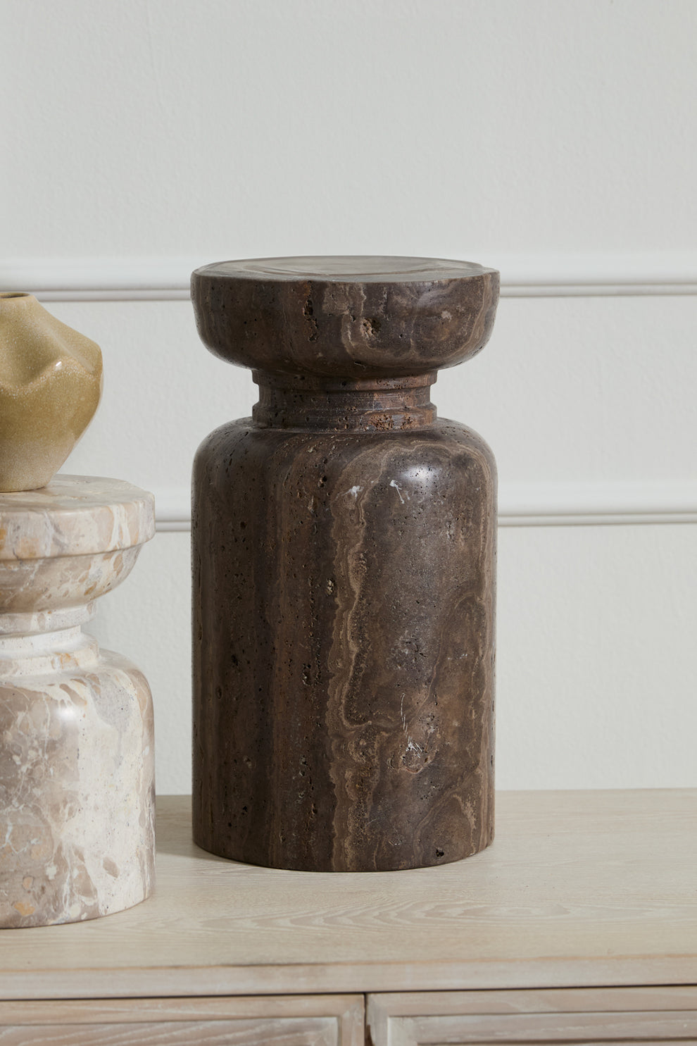 Stone Pedestal By Accent Decor | Planters, Troughs & Cachepots | Modishstore - 8