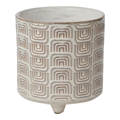 Itza Pot Set of 4 By Accent Decor | Planters, Troughs & Cachepots | Modishstore - 2