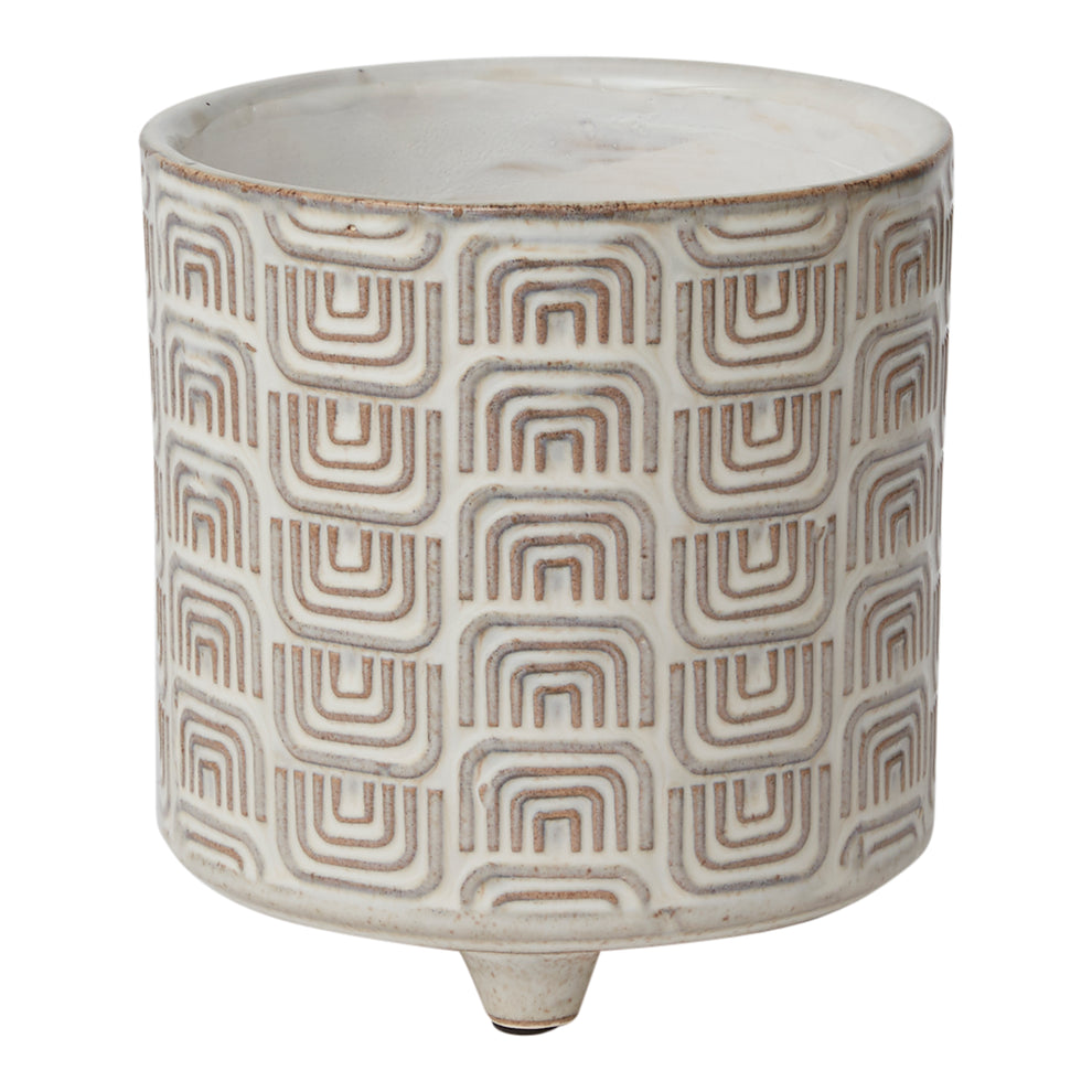 Itza Pot Set of 4 By Accent Decor | Planters, Troughs & Cachepots | Modishstore - 2
