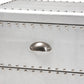 Baxton Studio Davet French Industrial Silver Metal 2-Drawer End Table | Cabinets | Modishstore - 9