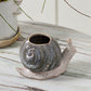 Snail Pot with Saucer Set of 2 By Accent Decor | Planters, Troughs & Cachepots | Modishstore - 4