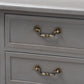 Baxton Studio Capucine Antique French Country Cottage Grey Finished Wood 3-Drawer End Table | Cabinets | Modishstore - 9