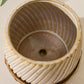 Carved Pot with Saucer Set of 2 By Accent Decor | Planters, Troughs & Cachepots | Modishstore - 8