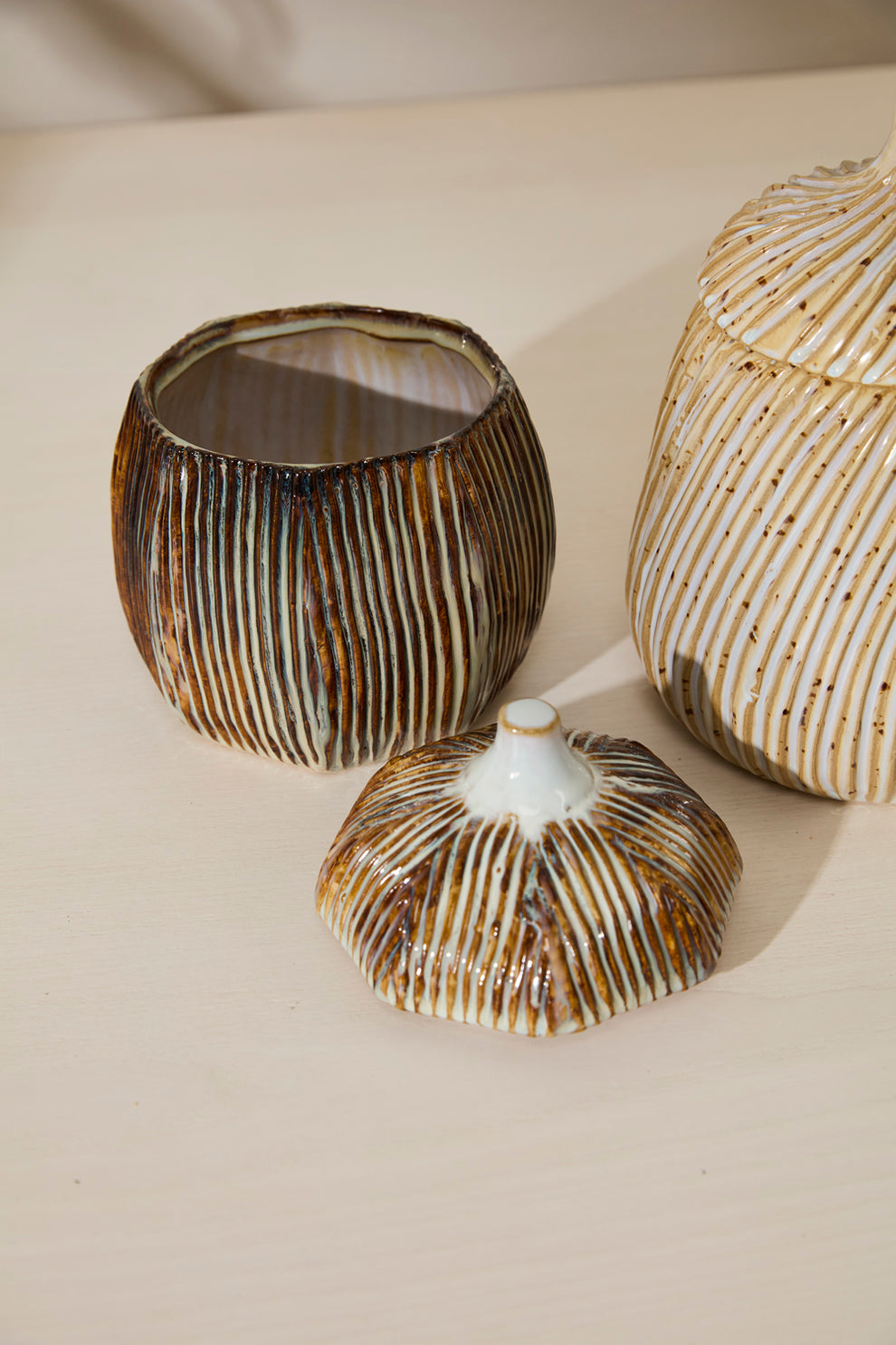Sweet Birch Canister Set of 2 By Accent Decor | Planters, Troughs & Cachepots | Modishstore - 8