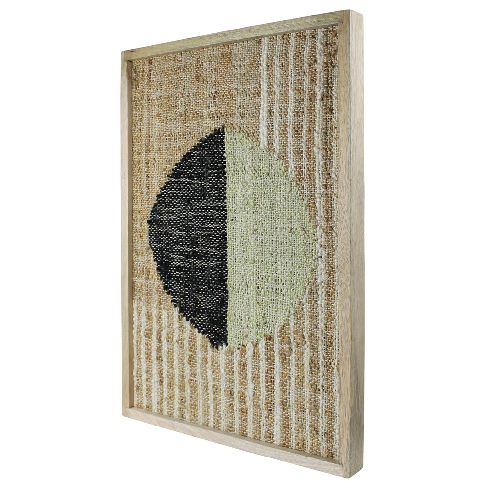 Mana Woven Wall Art, Bisected Circle By HomArt | Wall Art | Modishstore - 3
