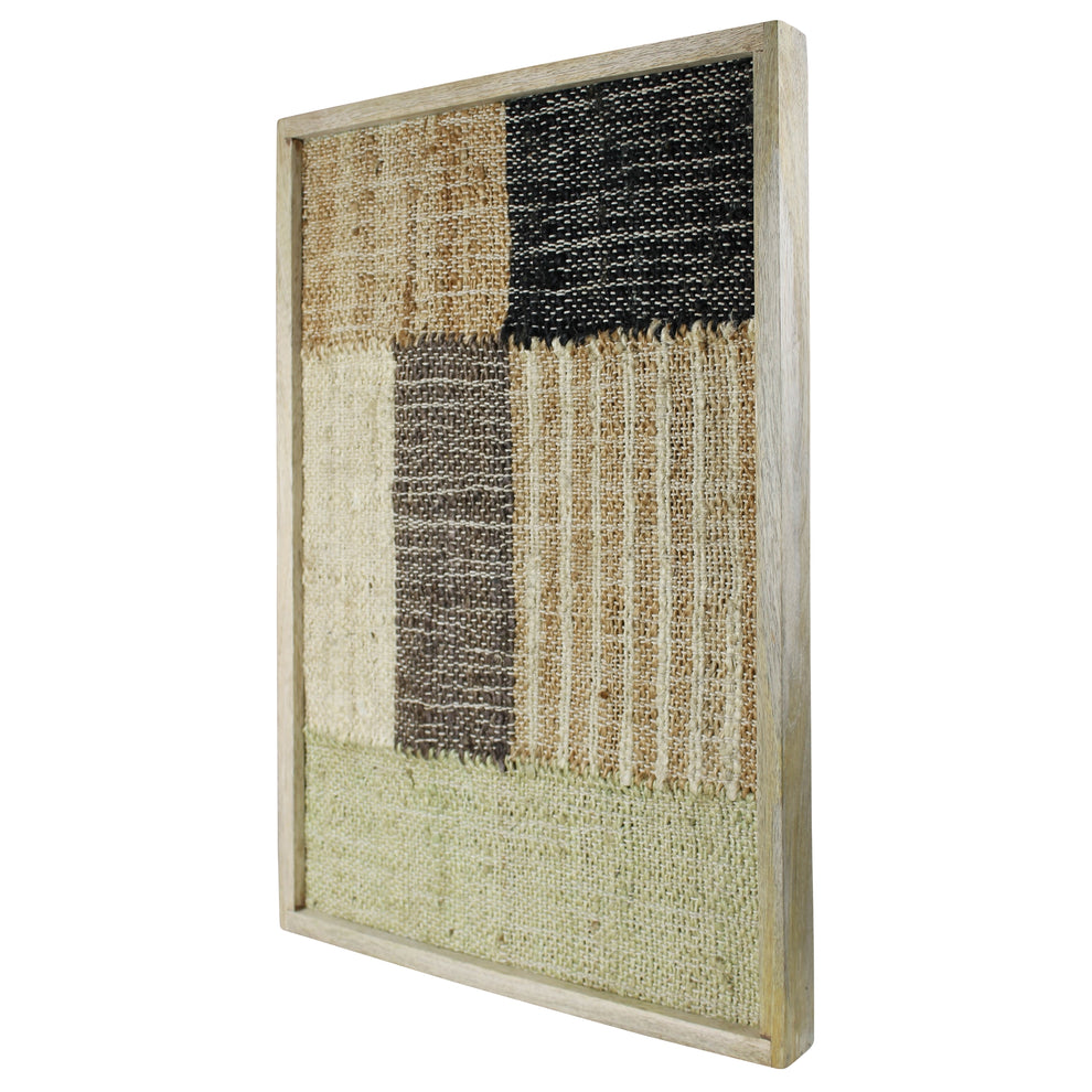 Mana Woven Wall Art, Bisected Circle By HomArt | Wall Art | Modishstore - 2