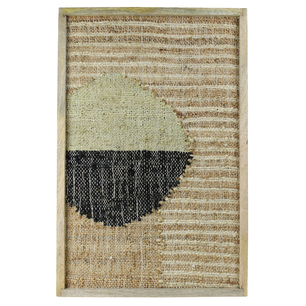 Mana Woven Wall Art, Off-center Circle By HomArt | Wall Art | Modishstore - 2