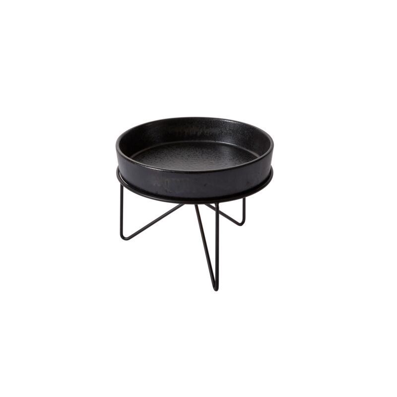 Encino Tray with Stand 10"x 7.75" By Accent Decor | Planters, Troughs & Cachepots | Modishstore - 1
