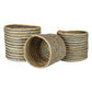 Bossa Hemp Baskets, Set of 6 By HomArt | Bins, Baskets & Buckets | Modishstore - 2