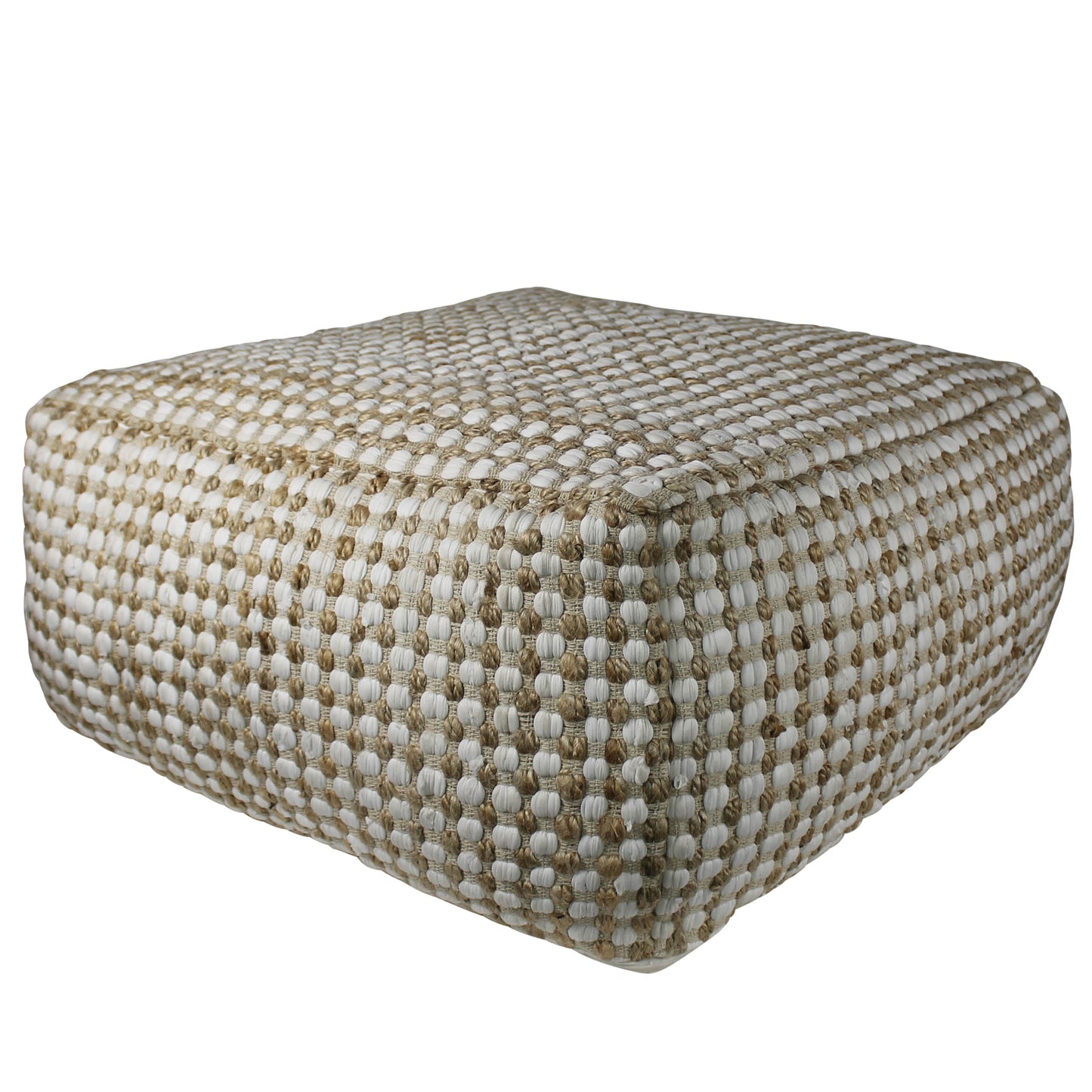 Elin Pouf, Hemp & Cotton By HomArt | Poufs | Modishstore - 2
