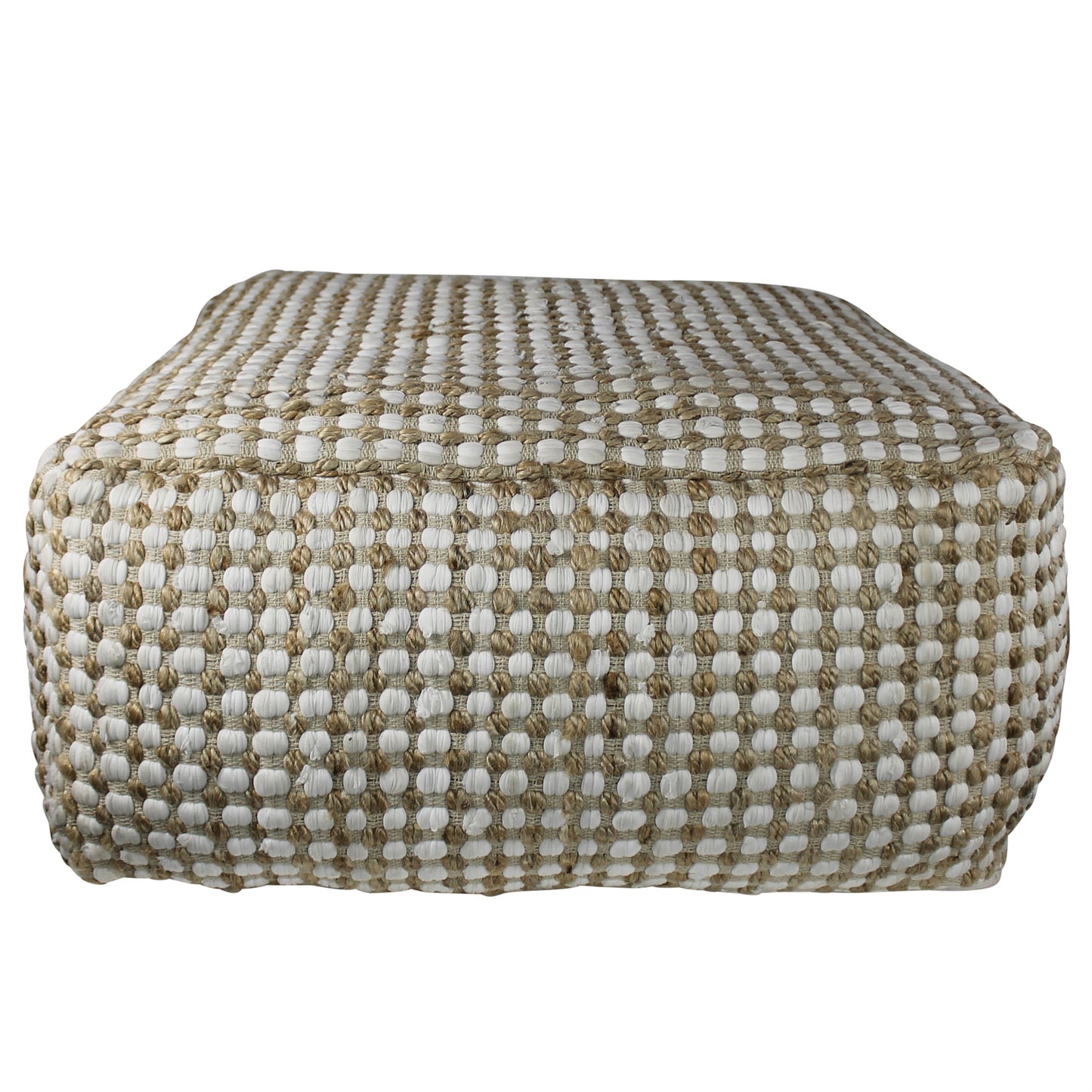 Elin Pouf, Hemp & Cotton By HomArt | Poufs | Modishstore - 4