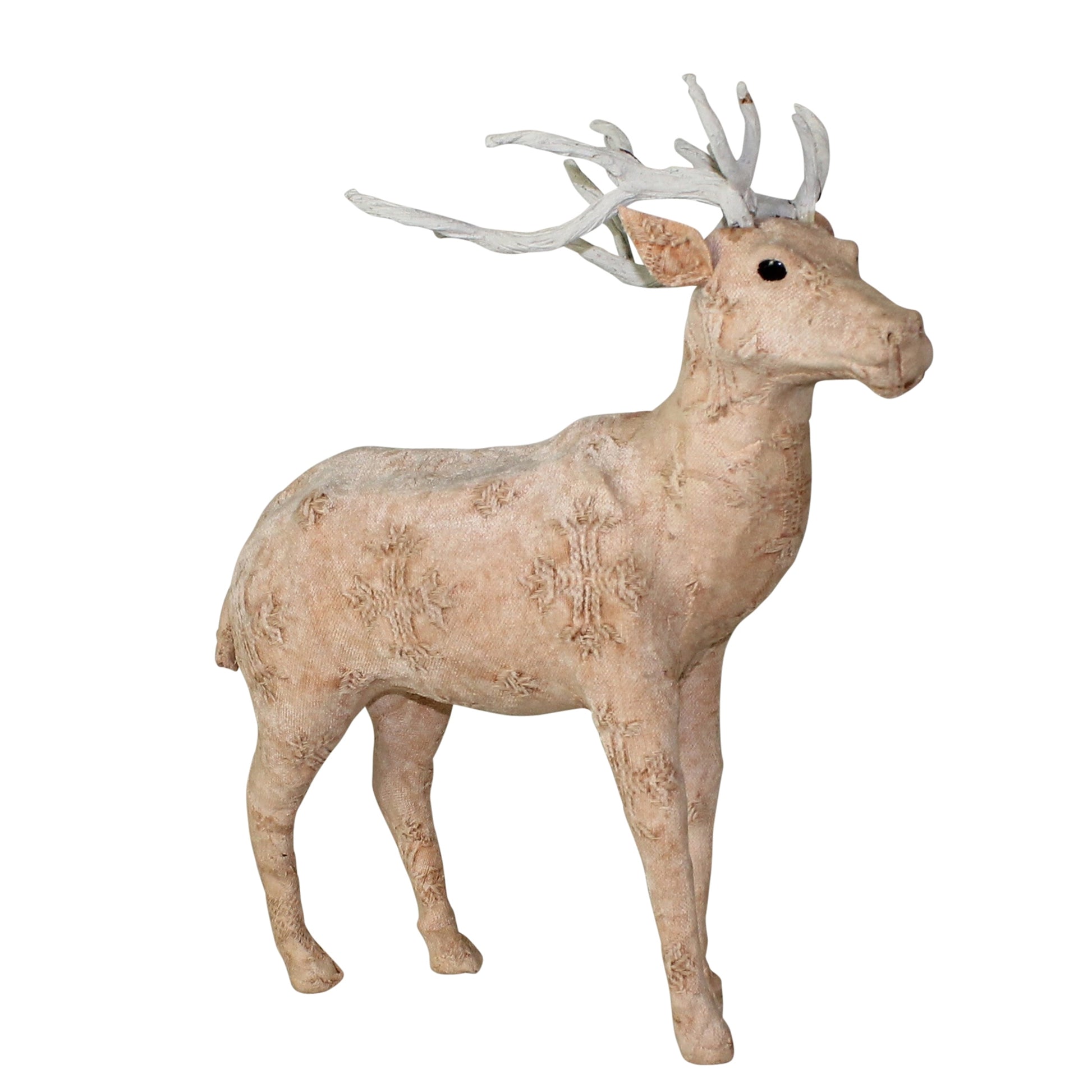 Blush Stag Standing - Large - Stonewashed Pink By HomArt | Animals & Pets | Modishstore - 3