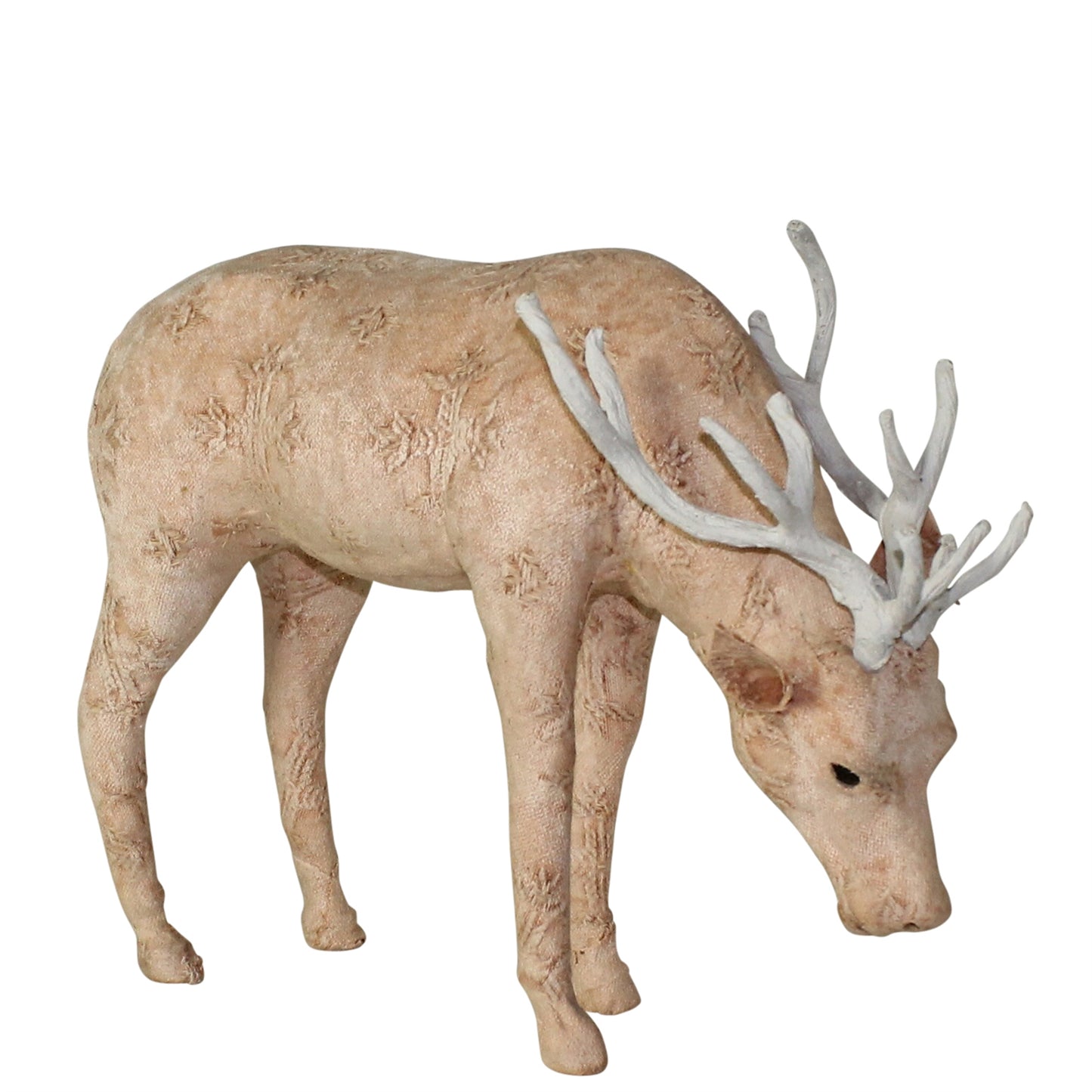 Blush Stag Grazing - Large - Stonewashed Pink By HomArt | Animals & Pets | Modishstore - 3