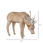 Blush Stag Grazing - Large - Stonewashed Pink By HomArt | Animals & Pets | Modishstore - 4