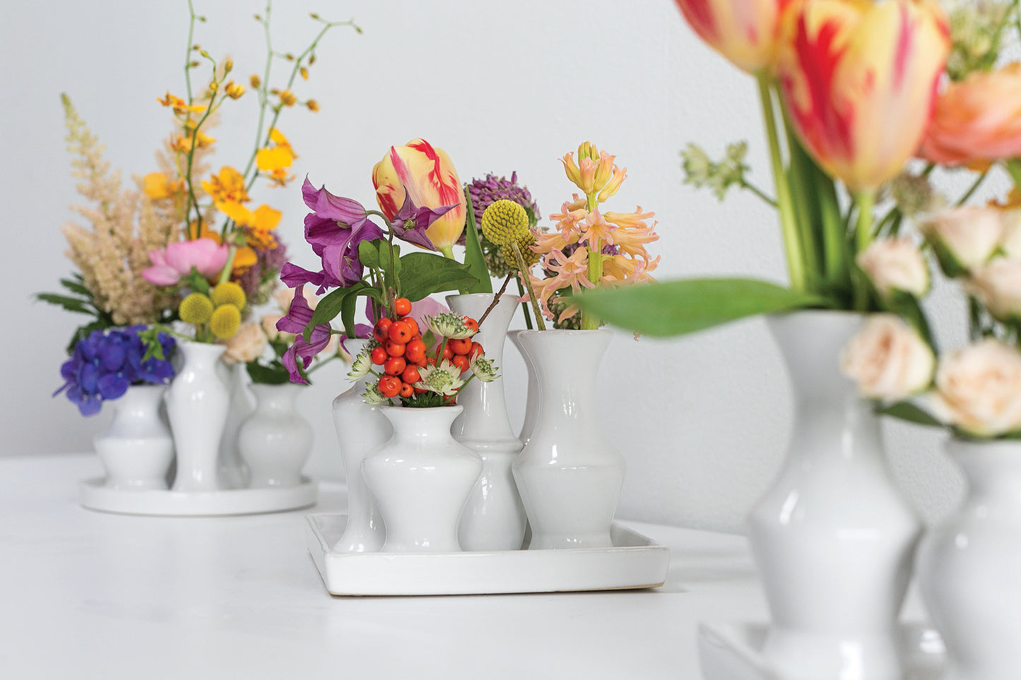 Chic Budvase Set of 2 By Accent Decor | Vases | Modishstore - 12